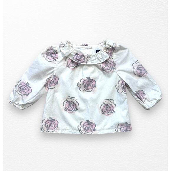 Janie and Jack Roses Tunic, 6-12 Months - Picture 7 of 8